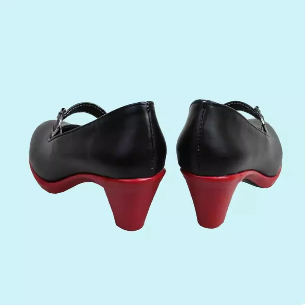 Alexandrina Sebastiane Cosplay Shoes for Game Zenless Zone Zero High Heel Cos Halloween Women Men Custom Made Anime
