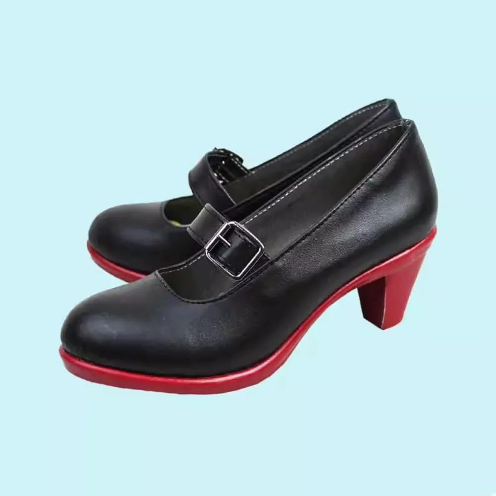 Alexandrina Sebastiane Cosplay Shoes for Game Zenless Zone Zero High Heel Cos Halloween Women Men Custom Made Anime
