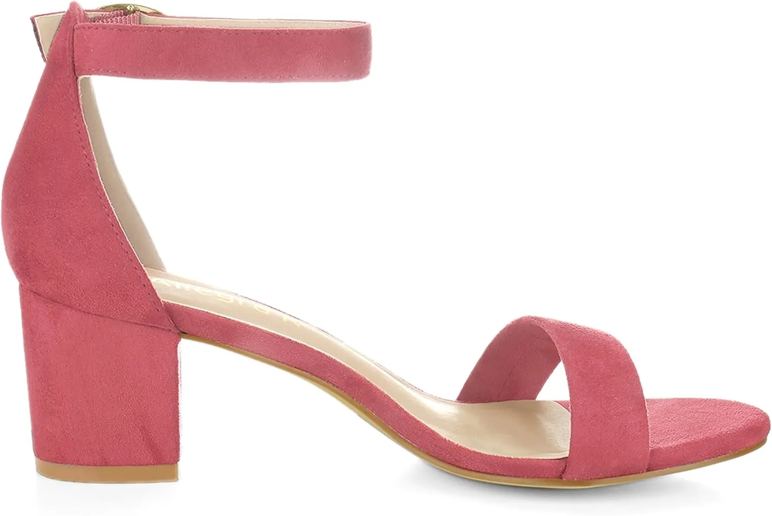 Allegra K Women's Open Toe Block Heel Ankle Strap Sandals