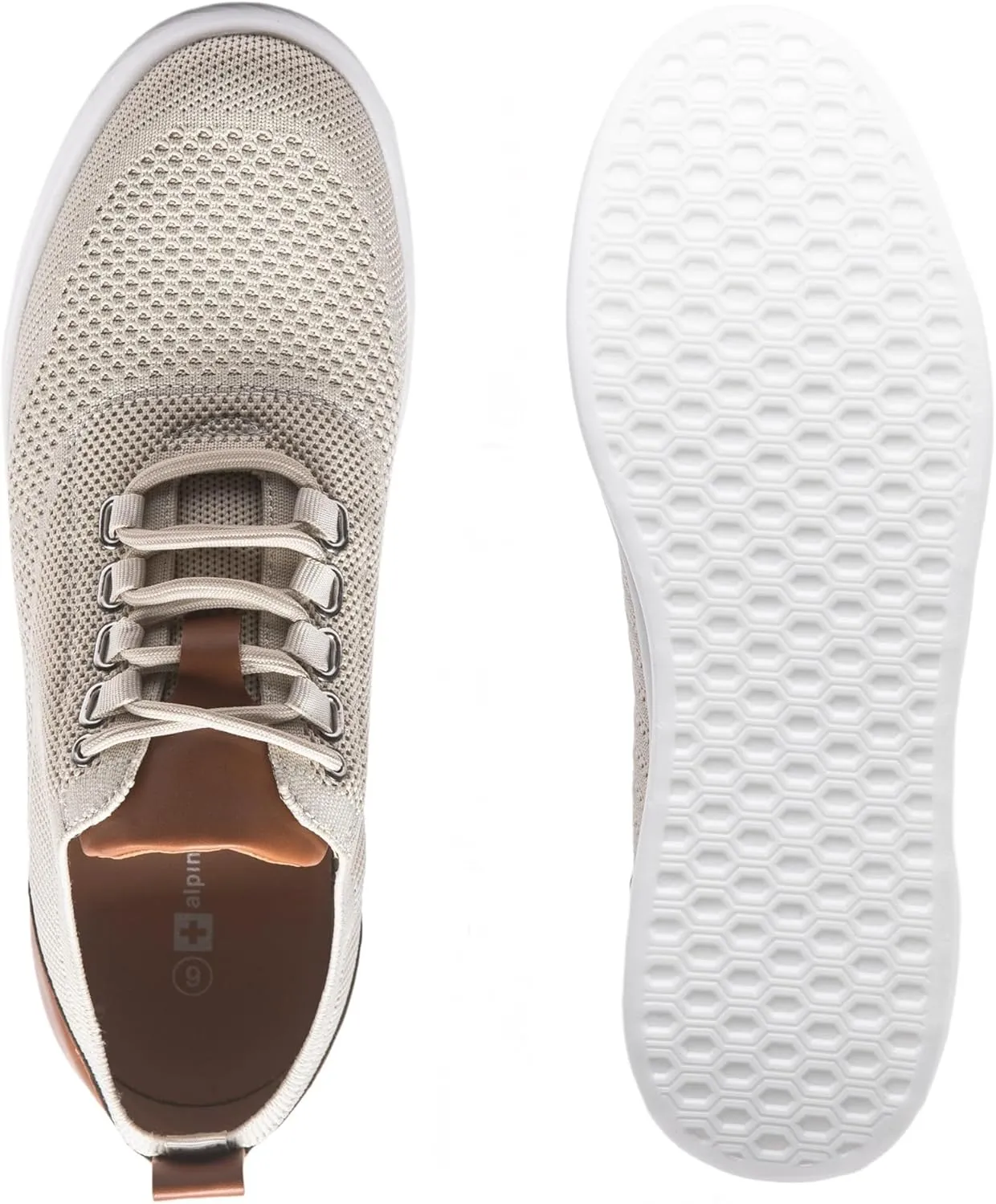 Alpine Swiss Brad Mens Dress Sneakers Mesh Oxfords Business Casual Comfortable Shoes