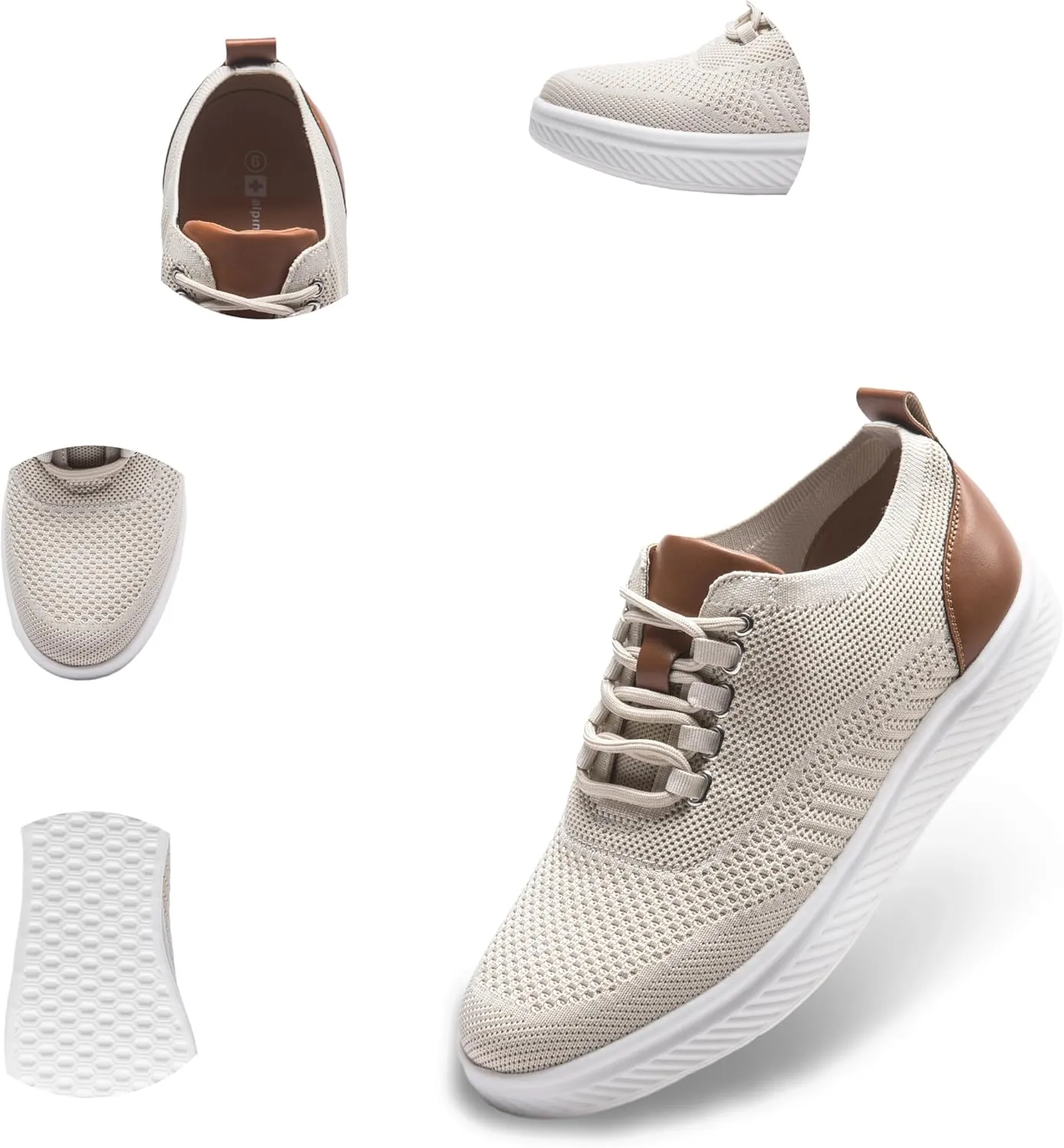 Alpine Swiss Brad Mens Dress Sneakers Mesh Oxfords Business Casual Comfortable Shoes