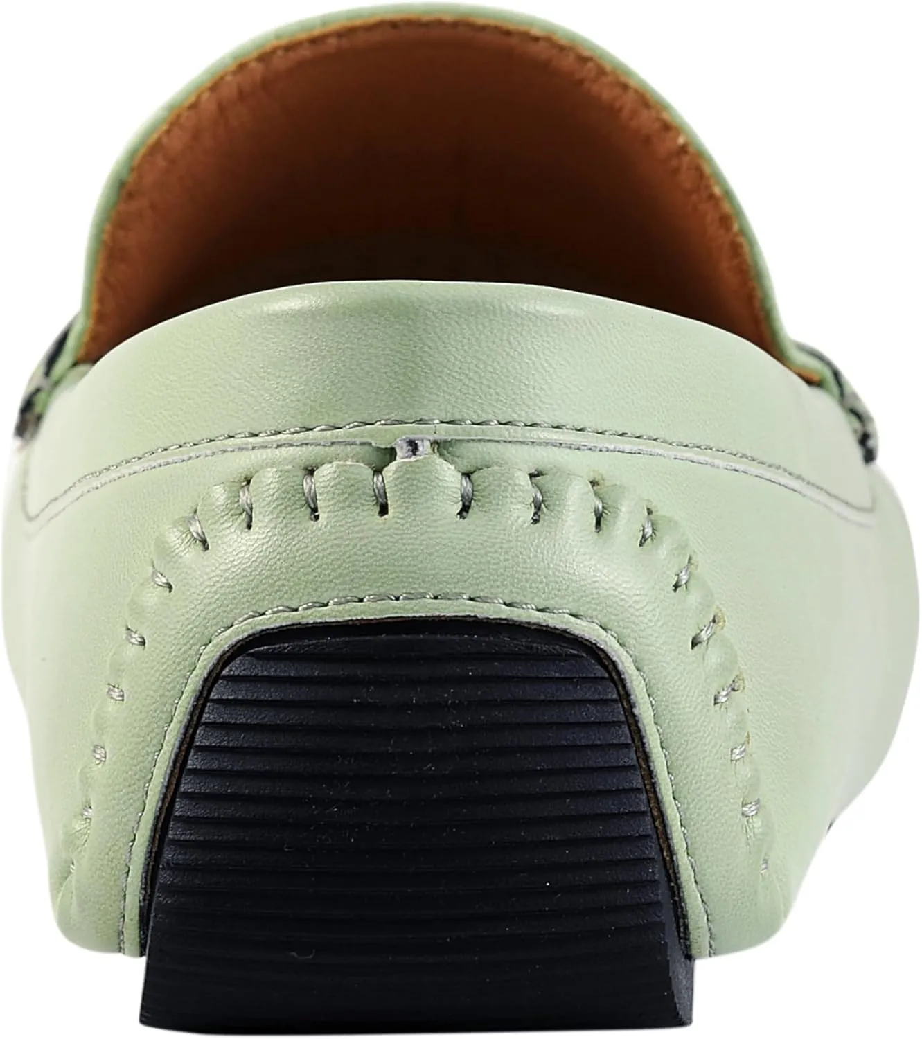 Amali Cola - Driving Moccasins for Men – Mens Slip On Loafers, Moccasins, Slip-on Dress Shoes - Driving Loafers with Matching Color Bit