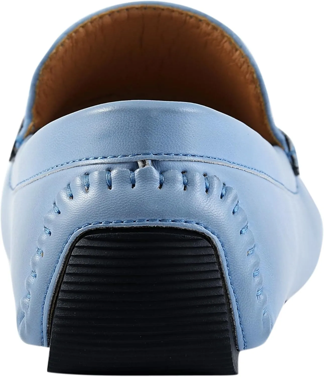 Amali Cola - Driving Moccasins for Men – Mens Slip On Loafers, Moccasins, Slip-on Dress Shoes - Driving Loafers with Matching Color Bit