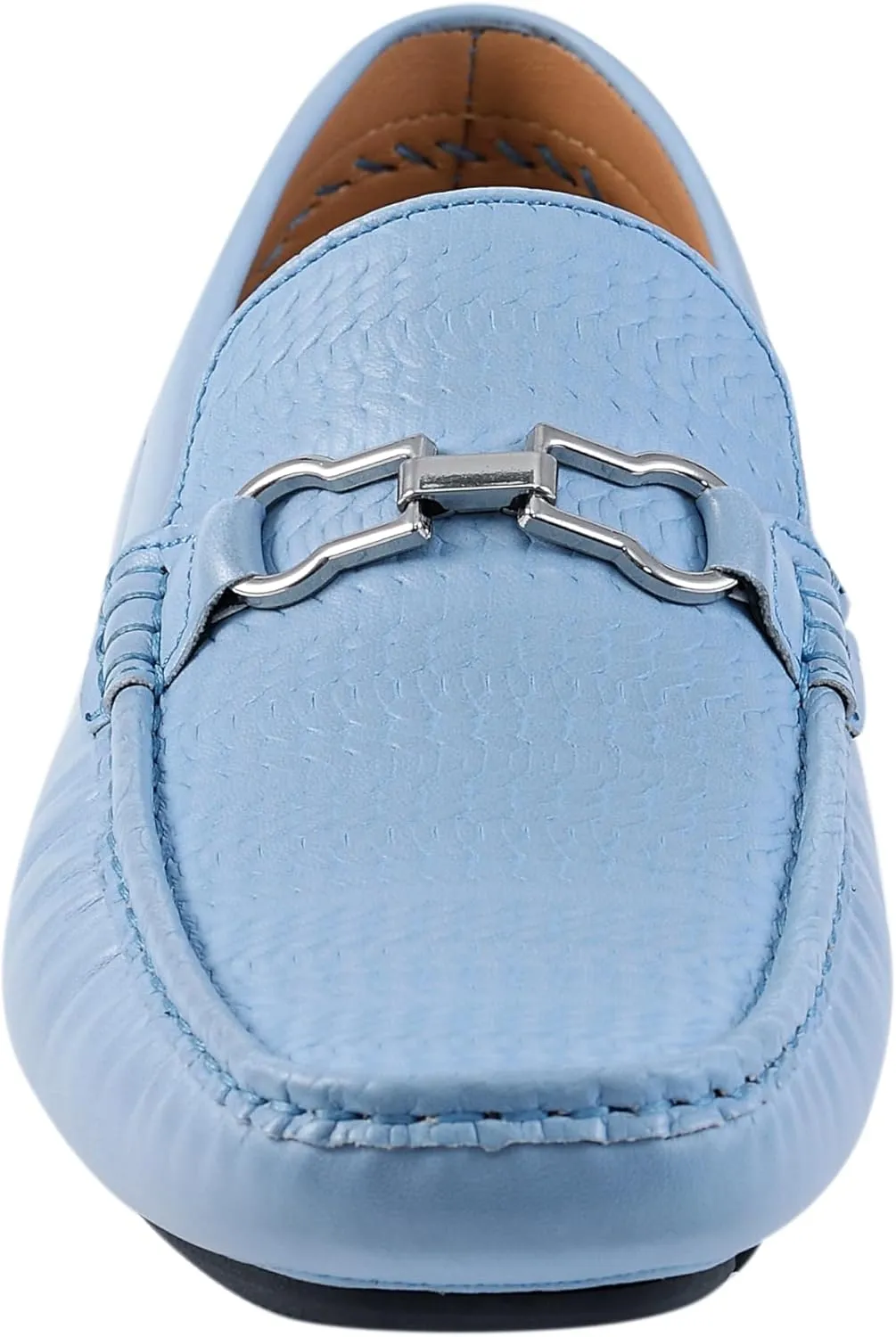 Amali Cola - Driving Moccasins for Men – Mens Slip On Loafers, Moccasins, Slip-on Dress Shoes - Driving Loafers with Matching Color Bit