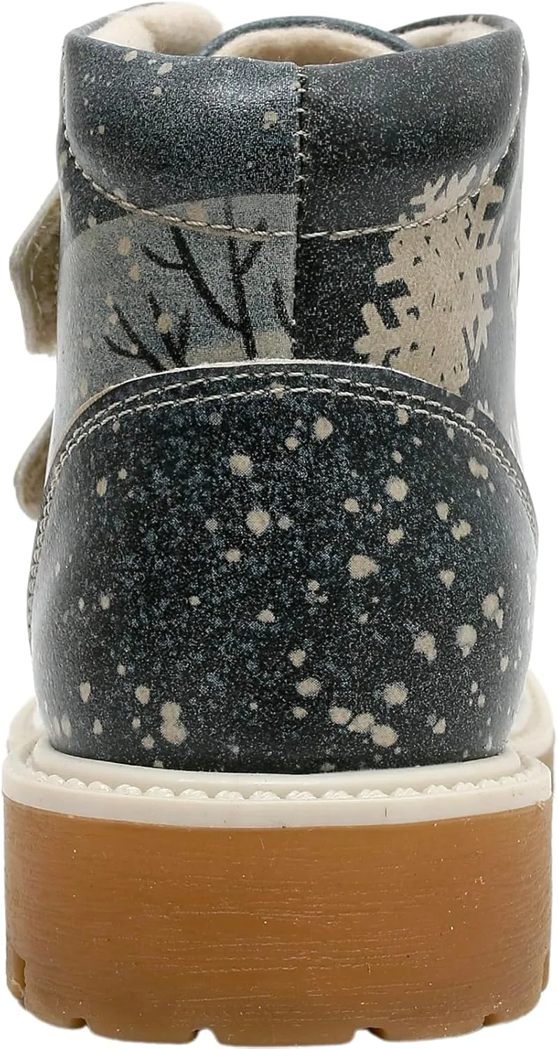 Ankle Boots for Kids - Vegan Leather and Unique Design Winter Boots for Kids