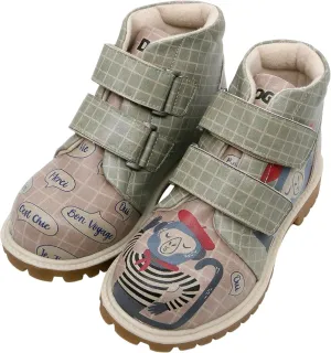 Ankle Boots for Kids - Vegan Leather and Unique Design Winter Boots for Kids