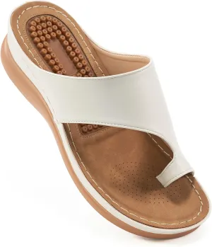 Aomigoct Sandals for Women Wedge Shoes: Comfortable Orthopedic Sandals Womens Dressy Summer Flip Flops Casual Walking Wedges