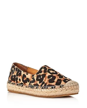 Aqua Women's Beau Espadrilles Leopard 7.5M