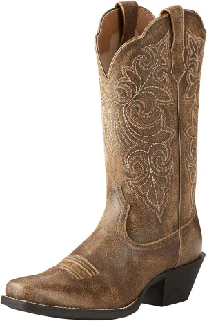 Ariat Women's Round Up Square Toe Western Boot