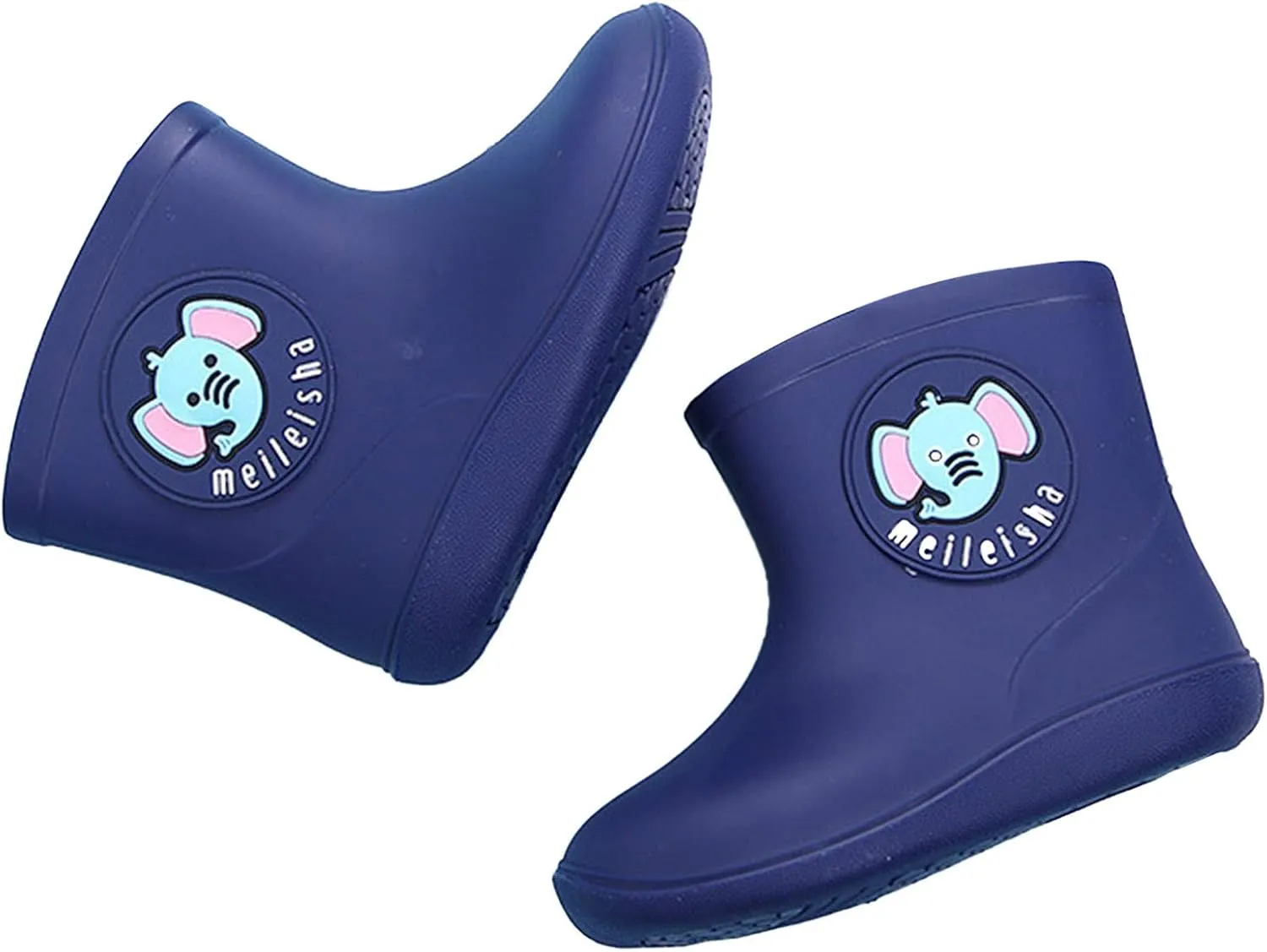 Baby Rain Shoes for 2-7 Years Old, Kids Toddler Boys Girls Cartoon Animal Rubber Waterproof Rain Boots Galoshes