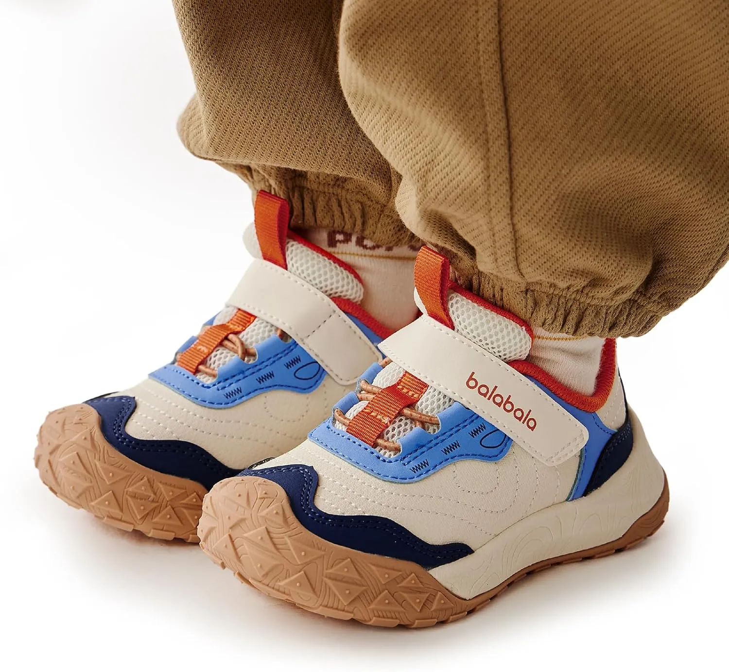 Balabala Toddler Sneakers Girls Boys Walking Shoes Athletic Sports Soft Comfortable Non-Slip Anti-Crash Design