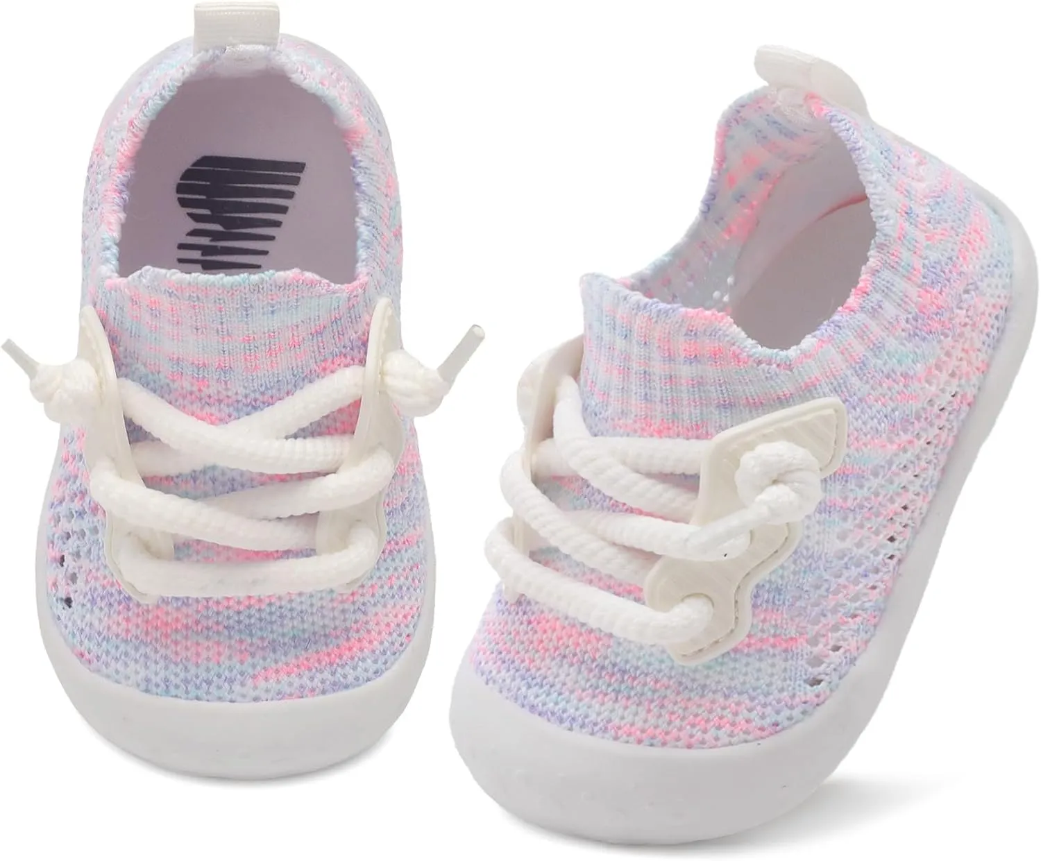 BARERUN Baby Shoes Baby First Walking Shoes Infant Sneakers Wide Barefoot Slip on Soft Sole Boys Girls Crib Shoe Toddler Breathable Lightweight House Socks