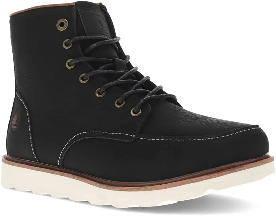 Bass Mens Greenwood WX Walking Fashion Chukka Boot, Black/Brown, 8 M