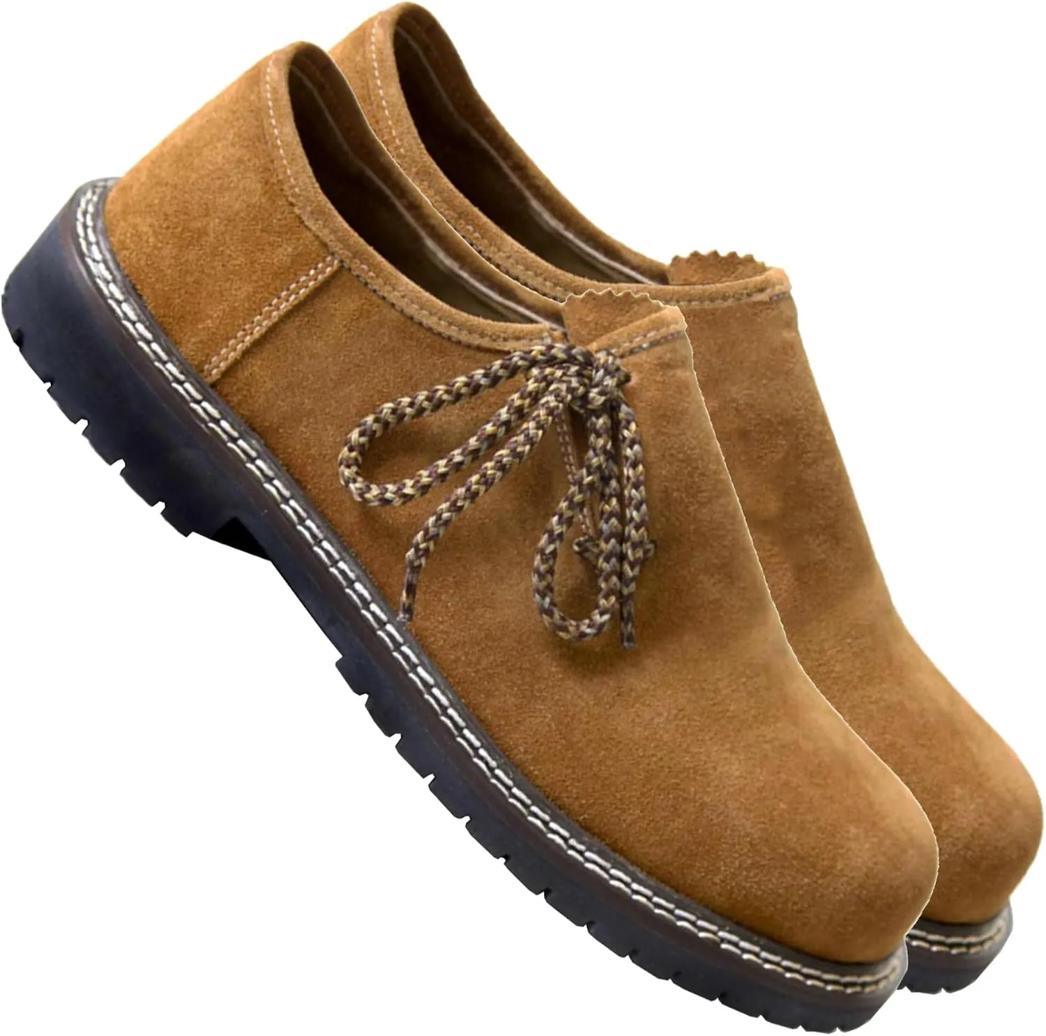 Bavarian Shoes Oktoberfest Costume German Boots Western Shoes Leather Shoes for Men Party Feetwear