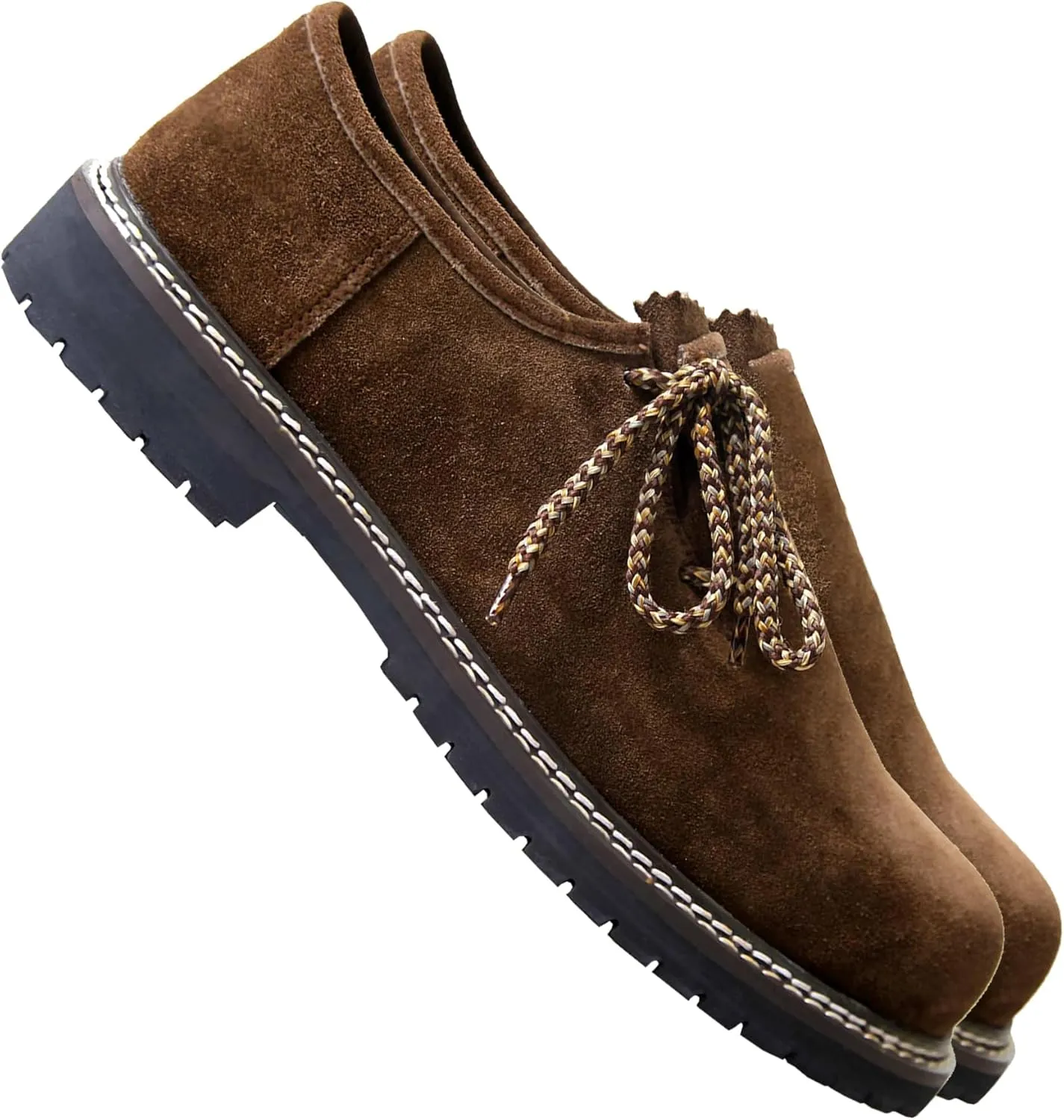Bavarian Shoes Oktoberfest Costume German Boots Western Shoes Leather Shoes for Men Party Feetwear