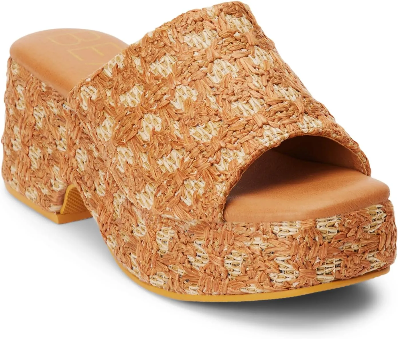 BEACH by Matisse Womens Cruz Block Platform Casual Sandals Casual Mid Heel 2-3" - Brown