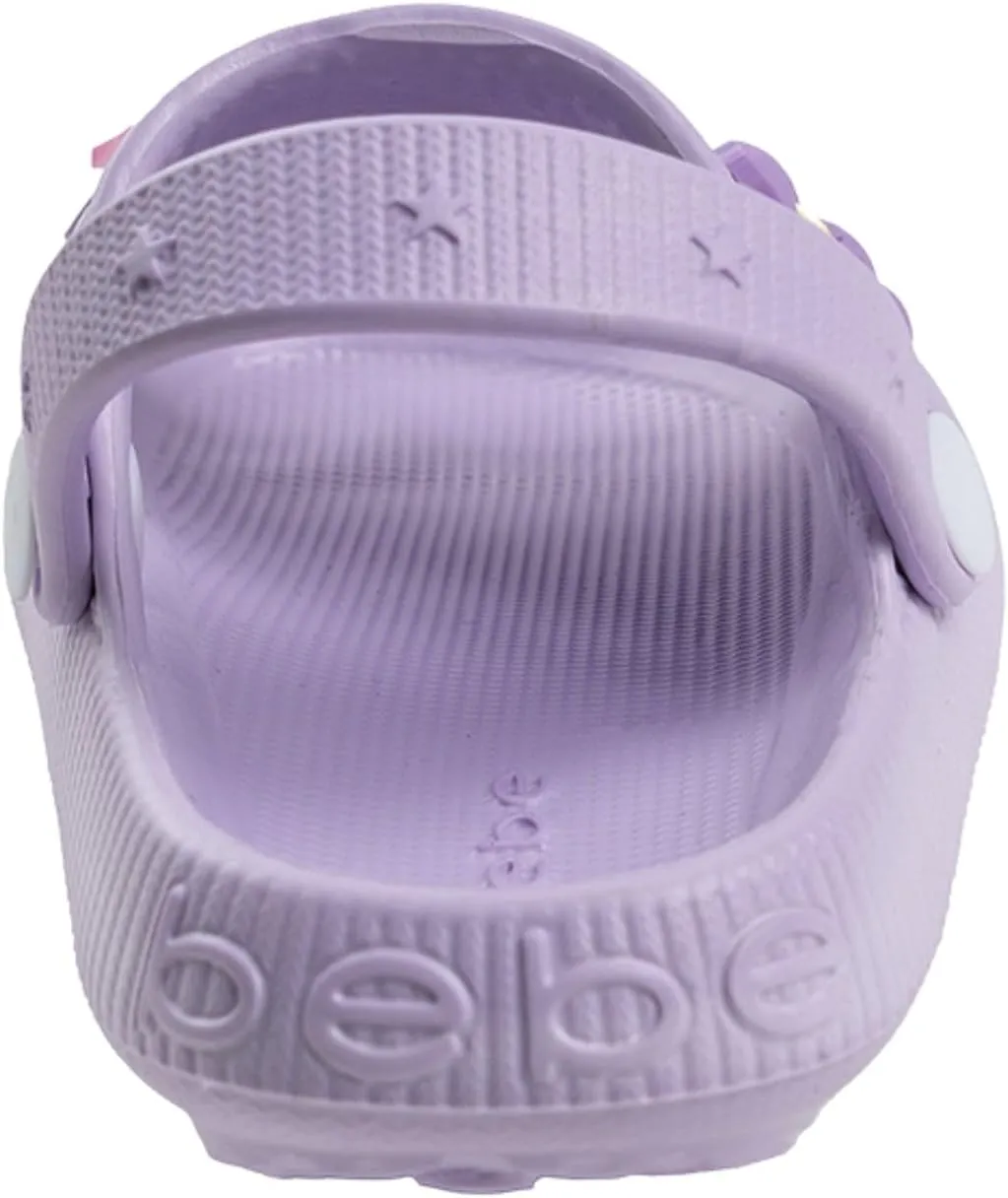 bebe Girls' Sandals - Comfortable Slides for Kids, Slip on Shoes for Girls (Toddler)
