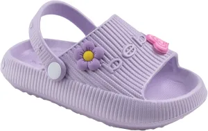 bebe Girls' Sandals - Comfortable Slides for Kids, Slip on Shoes for Girls (Toddler)