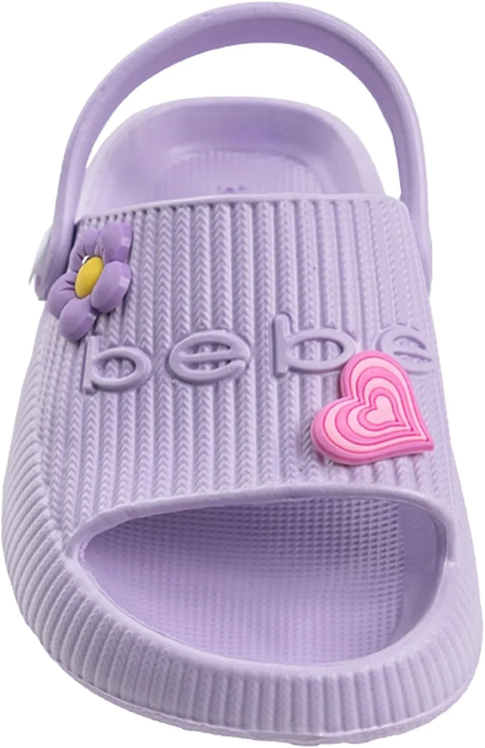 bebe Girls' Sandals - Comfortable Slides for Kids, Slip on Shoes for Girls (Toddler)