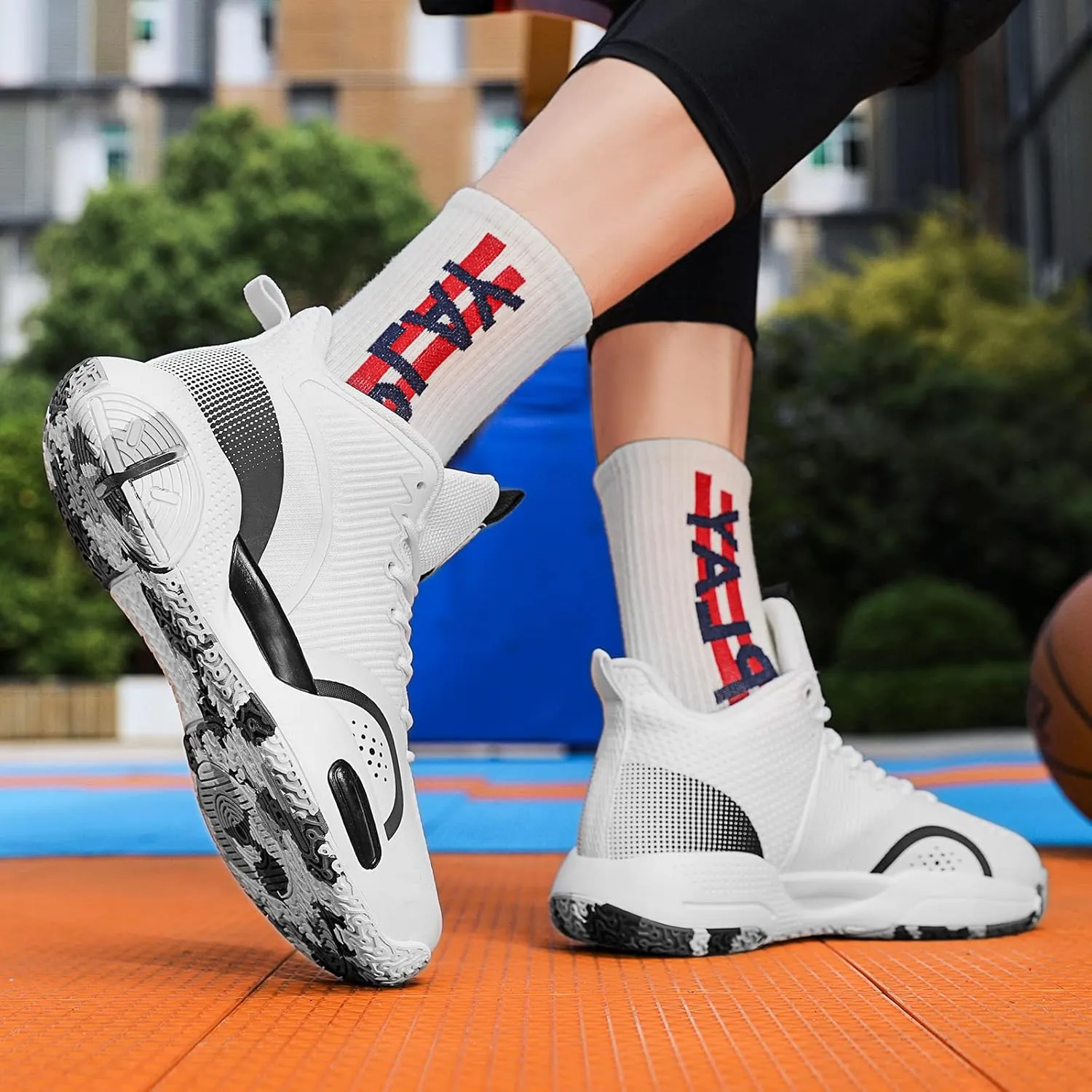 Beita High Upper Basketball Shoes for Men Sneakers Breathable Sports Shoes Anti Slip