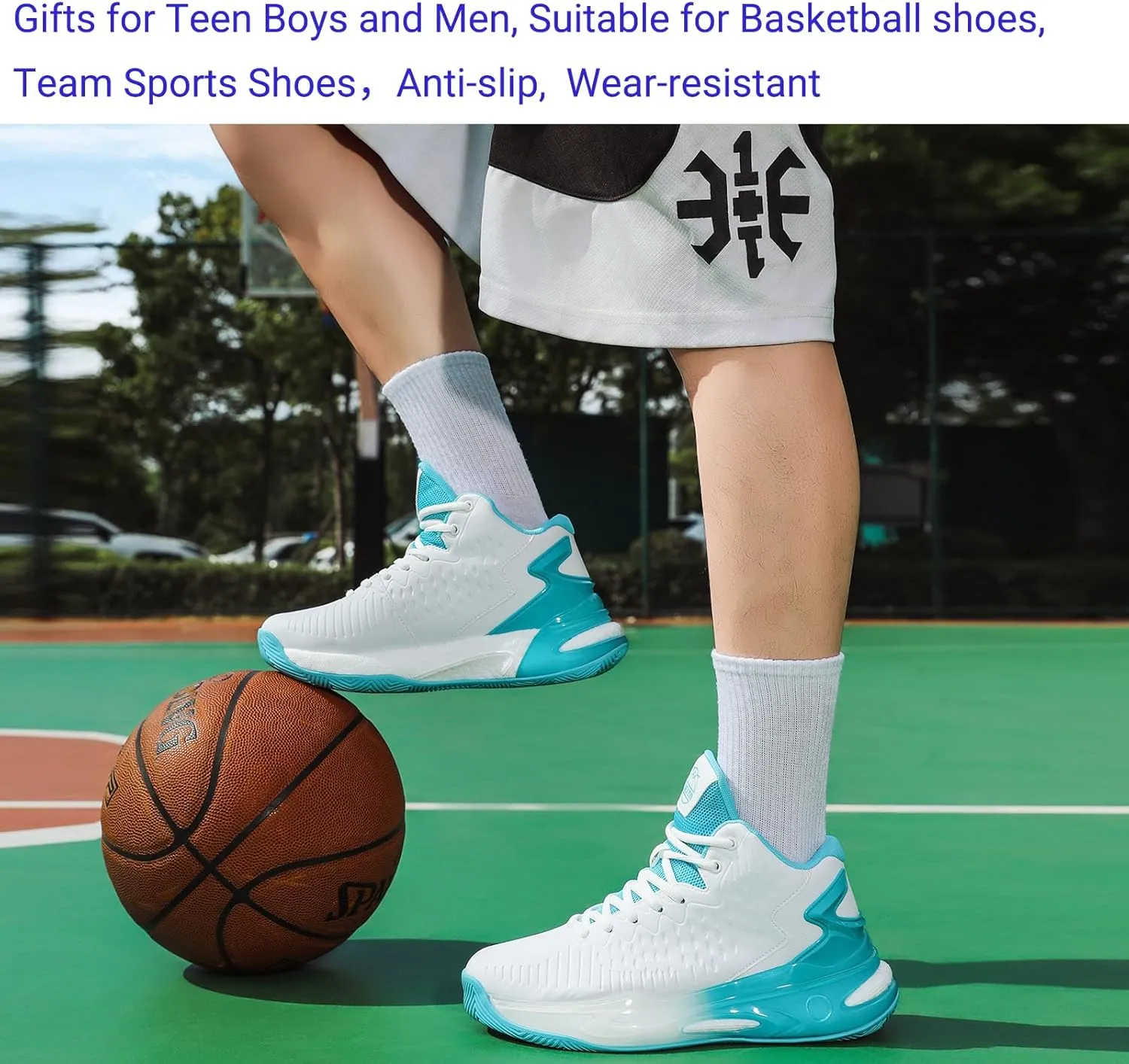 Beita High Upper Basketball Shoes for Men Sneakers Breathable Sports Shoes Anti Slip