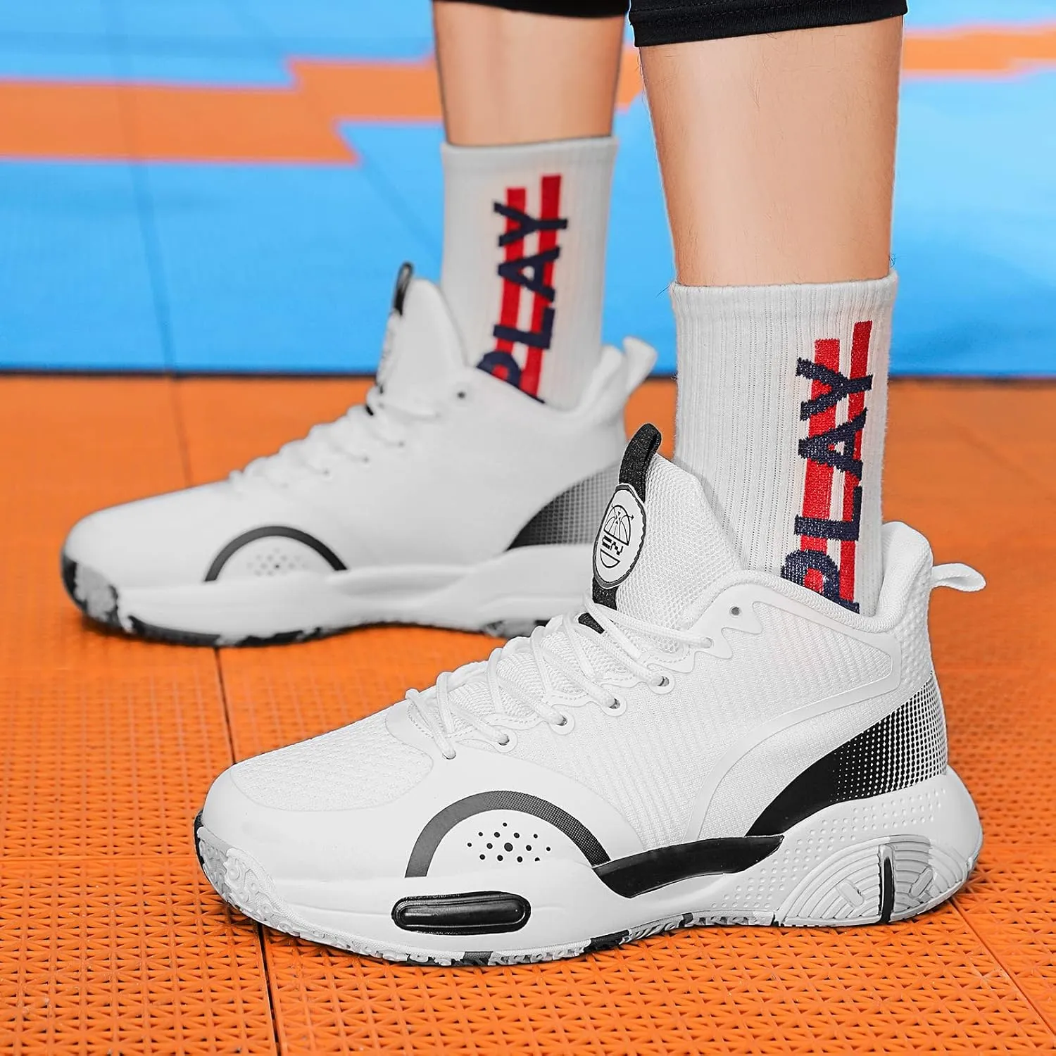 Beita High Upper Basketball Shoes for Men Sneakers Breathable Sports Shoes Anti Slip