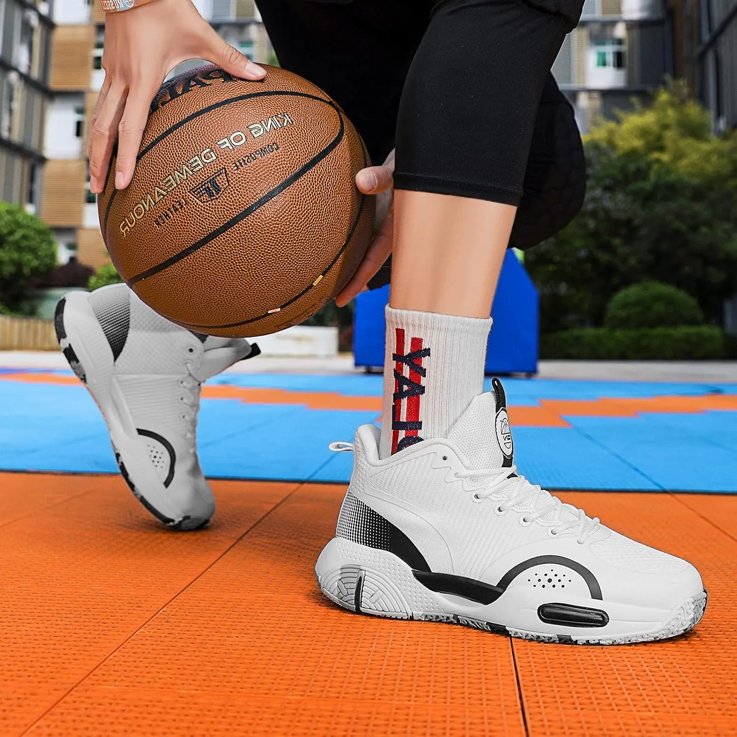 Beita High Upper Basketball Shoes for Men Sneakers Breathable Sports Shoes Anti Slip