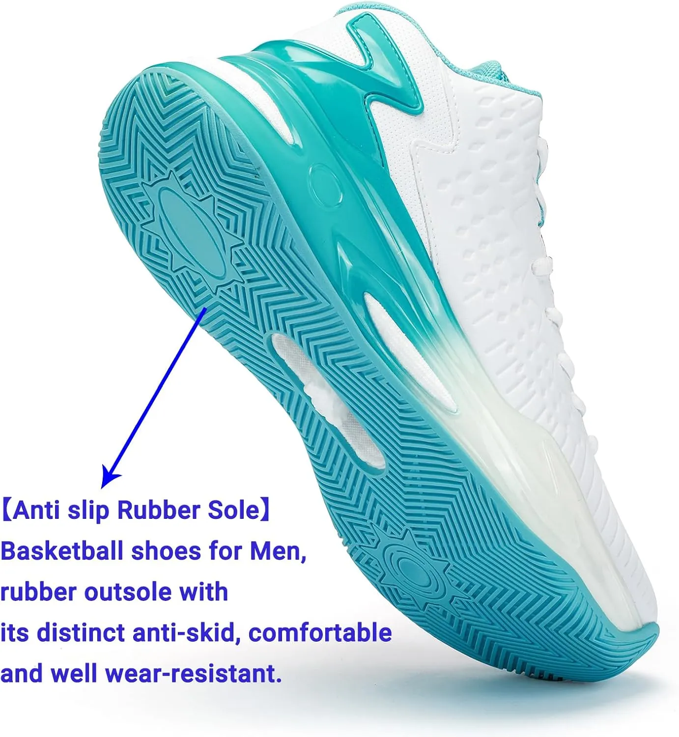 Beita High Upper Basketball Shoes for Men Sneakers Breathable Sports Shoes Anti Slip