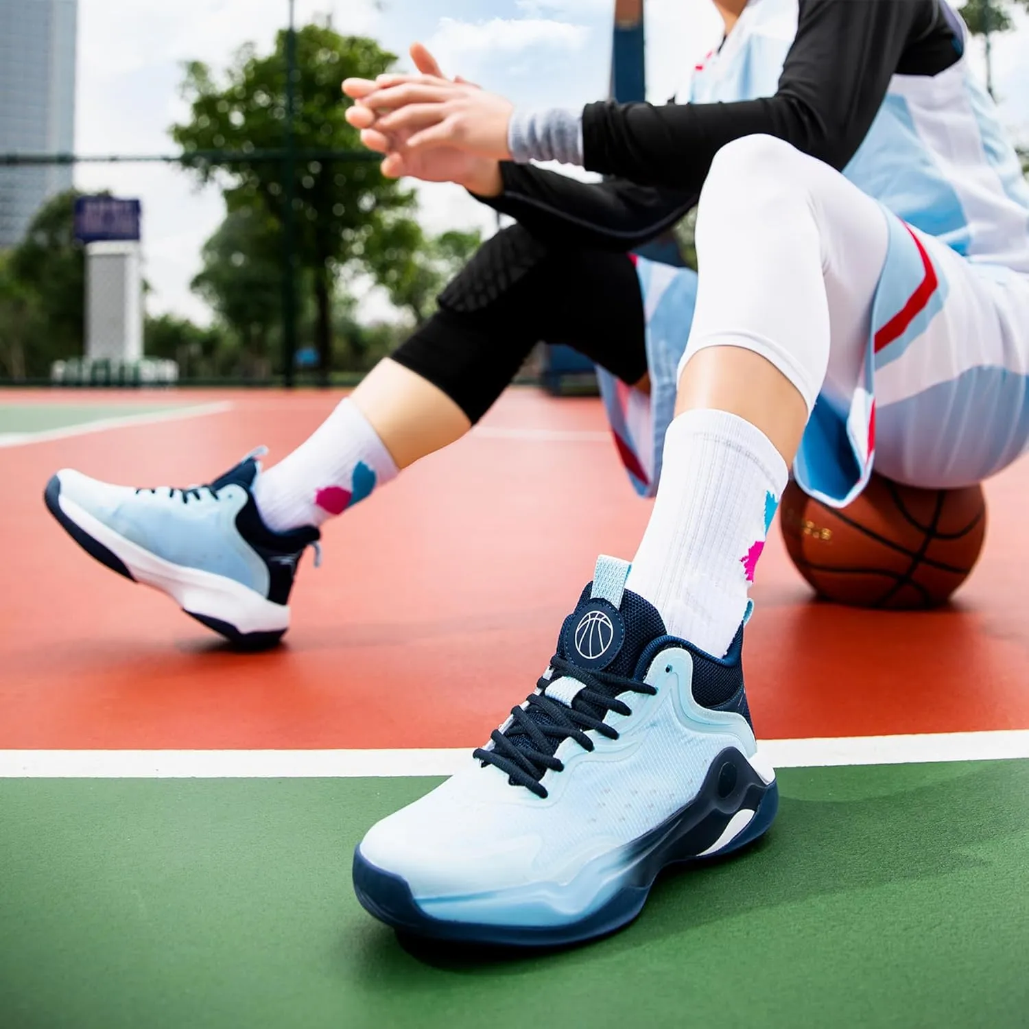 Beita High Upper Basketball Shoes for Men Sneakers Breathable Sports Shoes Anti Slip
