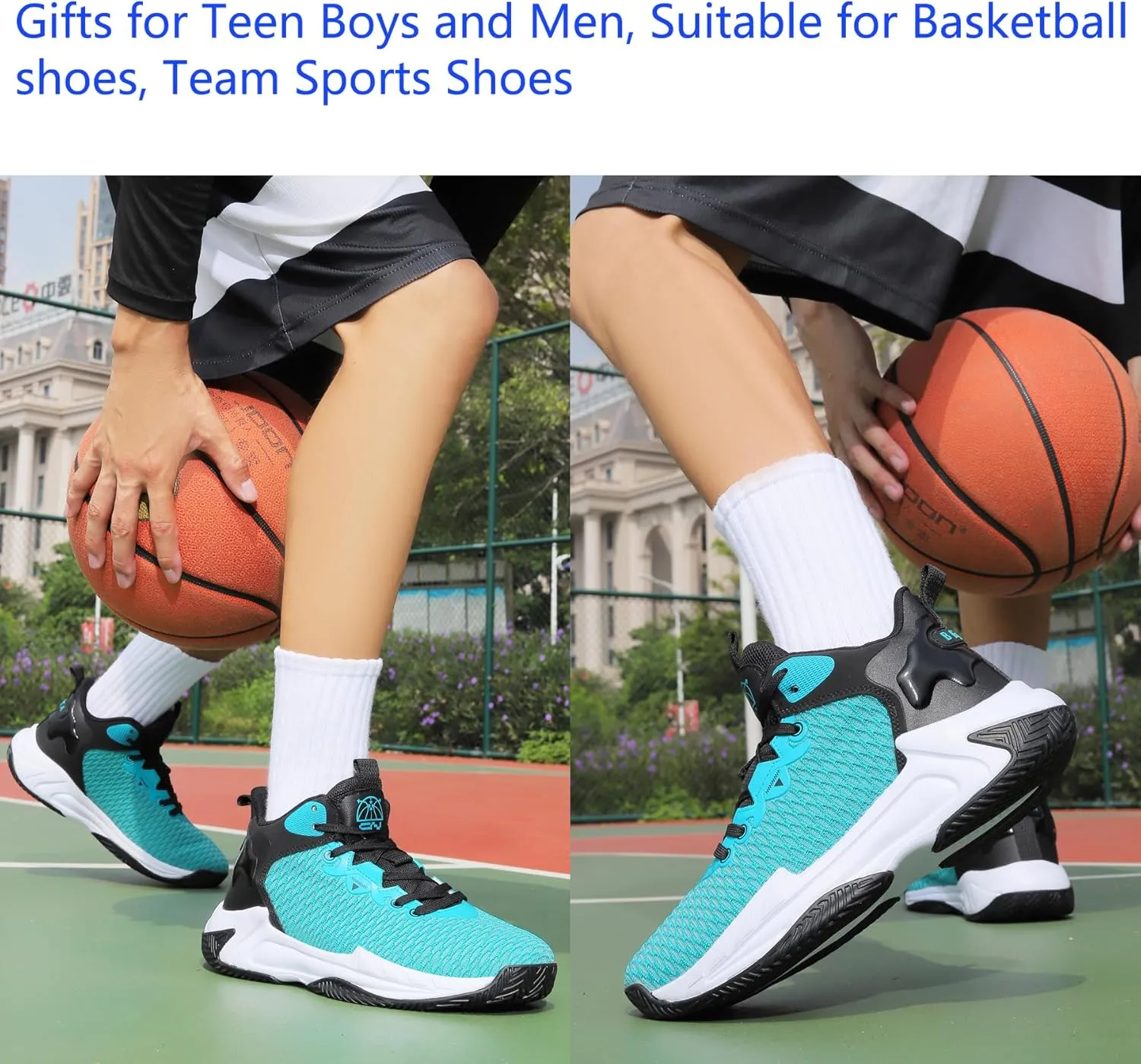 Beita High Upper Basketball Shoes for Men Sneakers Breathable Sports Shoes Anti Slip