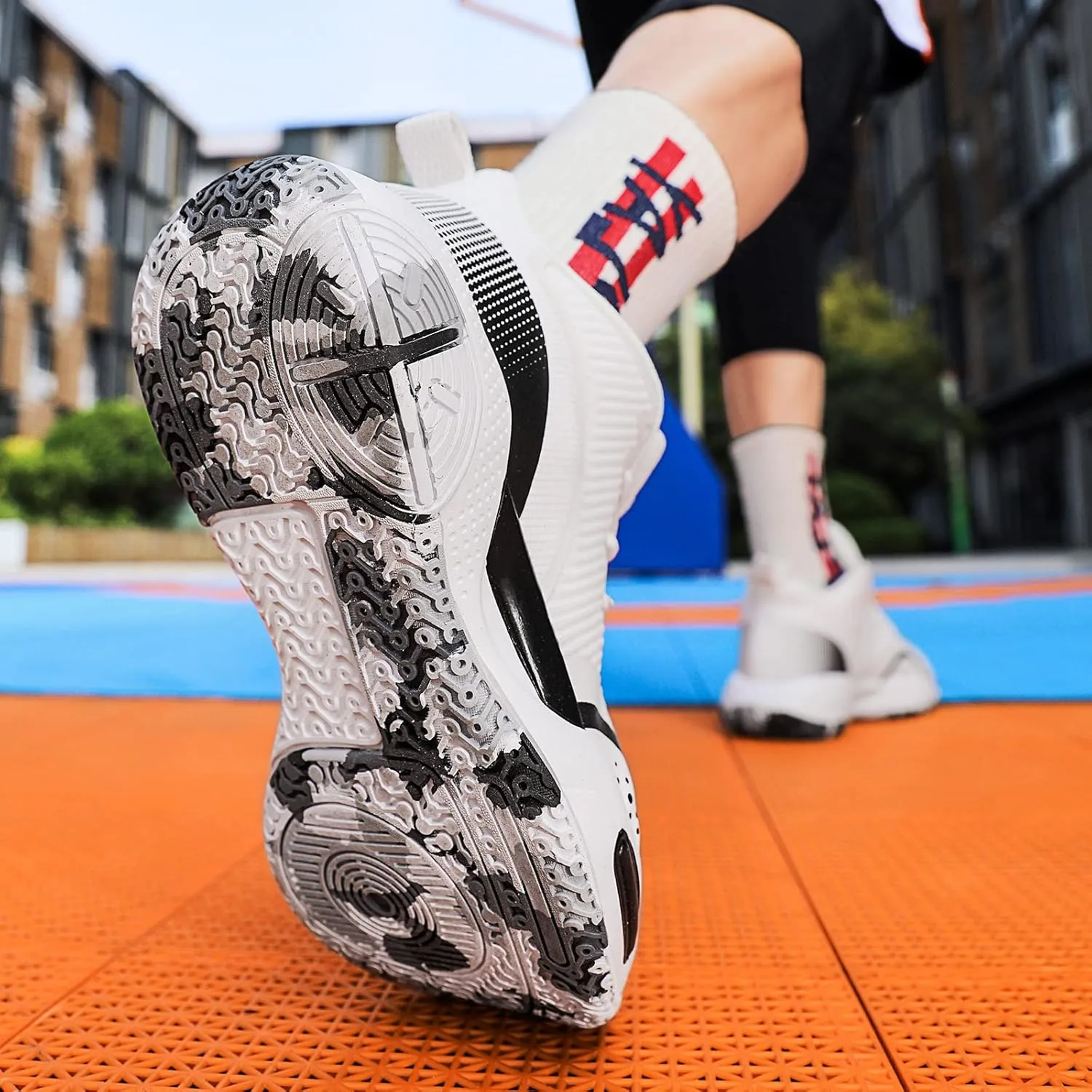 Beita High Upper Basketball Shoes for Men Sneakers Breathable Sports Shoes Anti Slip