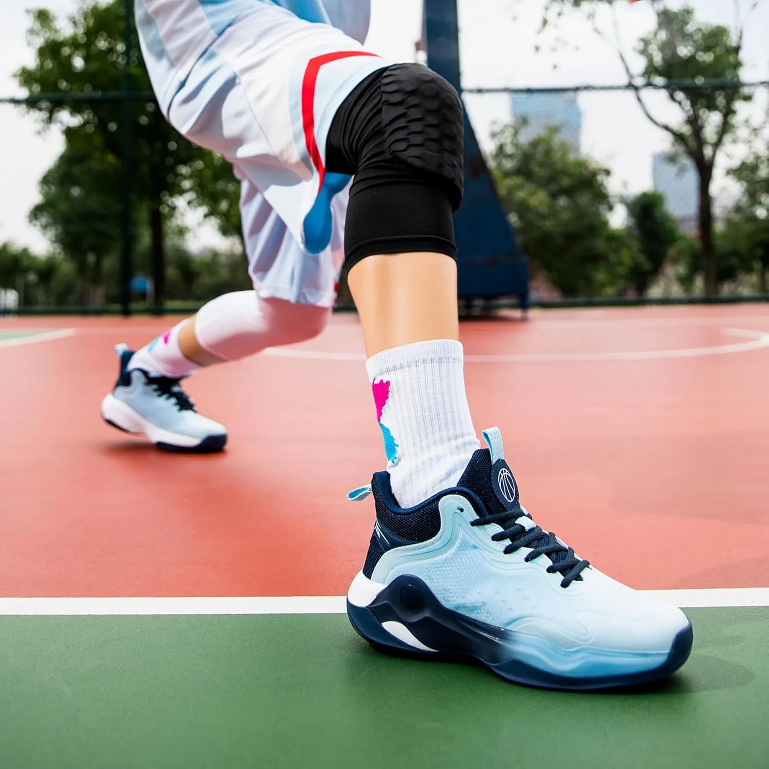 Beita High Upper Basketball Shoes for Men Sneakers Breathable Sports Shoes Anti Slip