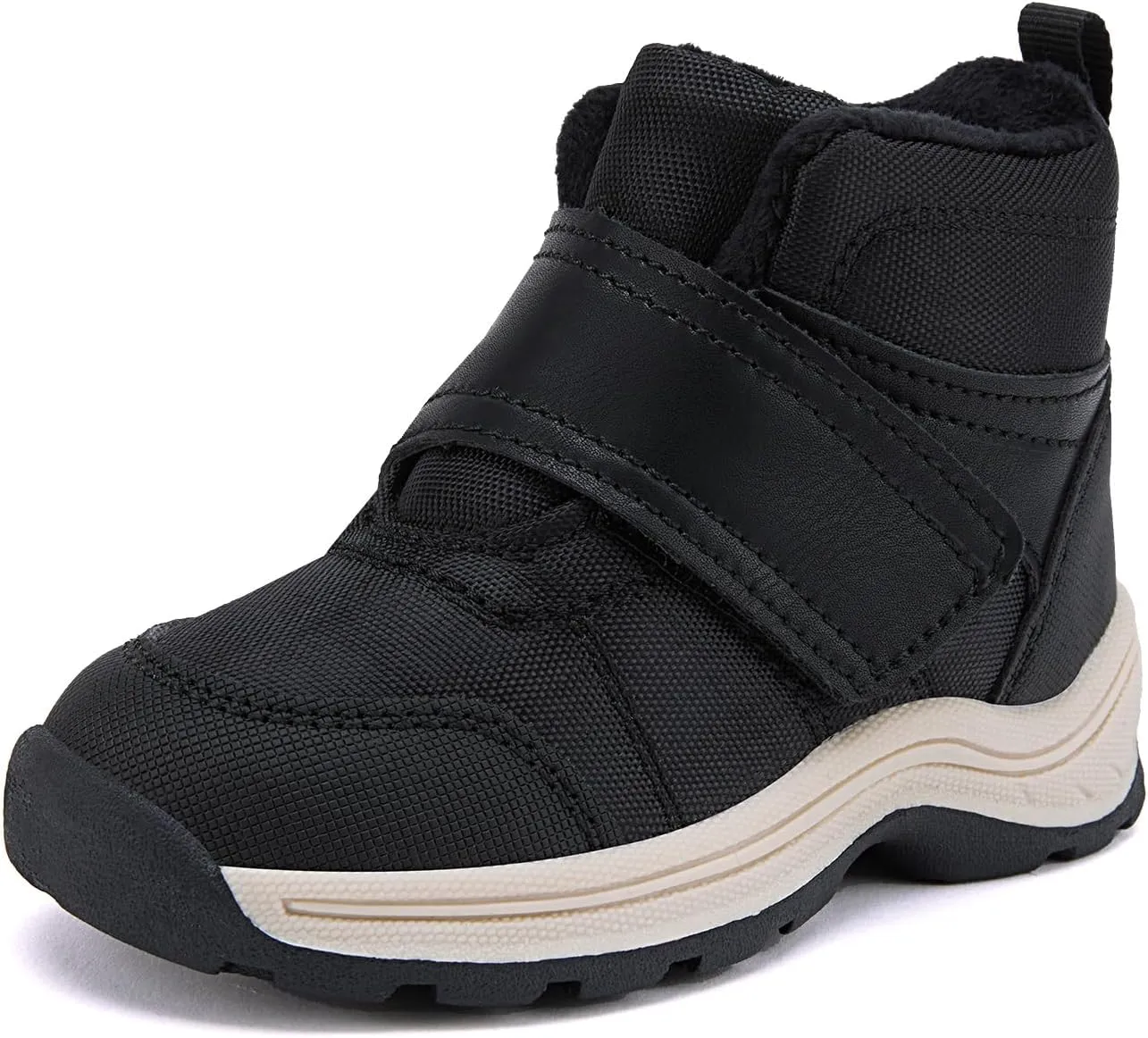 BMCiTYBM Toddler Winter Hikking Boots Boys Girls Waterproof Snow Shoes Nonslip Lightweight High Top Outdoor Sneakers for Cold Weather