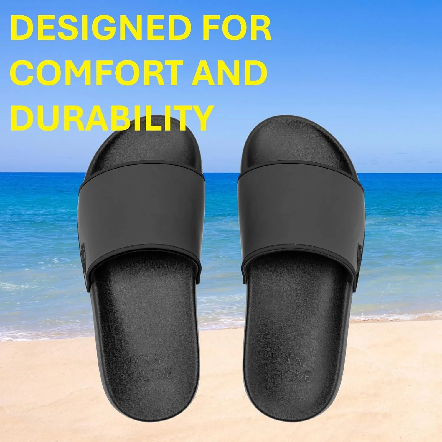 Body Glove Kids Slides, Slide Sandals for Boys and Girls