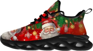 Ciadoon Christmas Shoes for Women Men Road Running Walking Tennis Breathable Lightweight Sneakers Gifts for Men Women