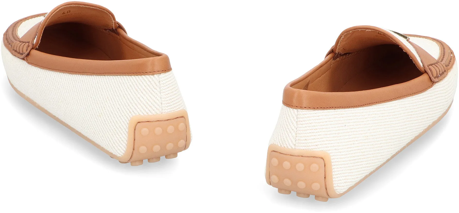 City Gommino fabric loafers