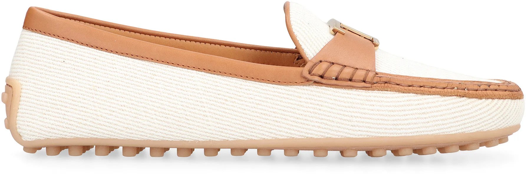 City Gommino fabric loafers