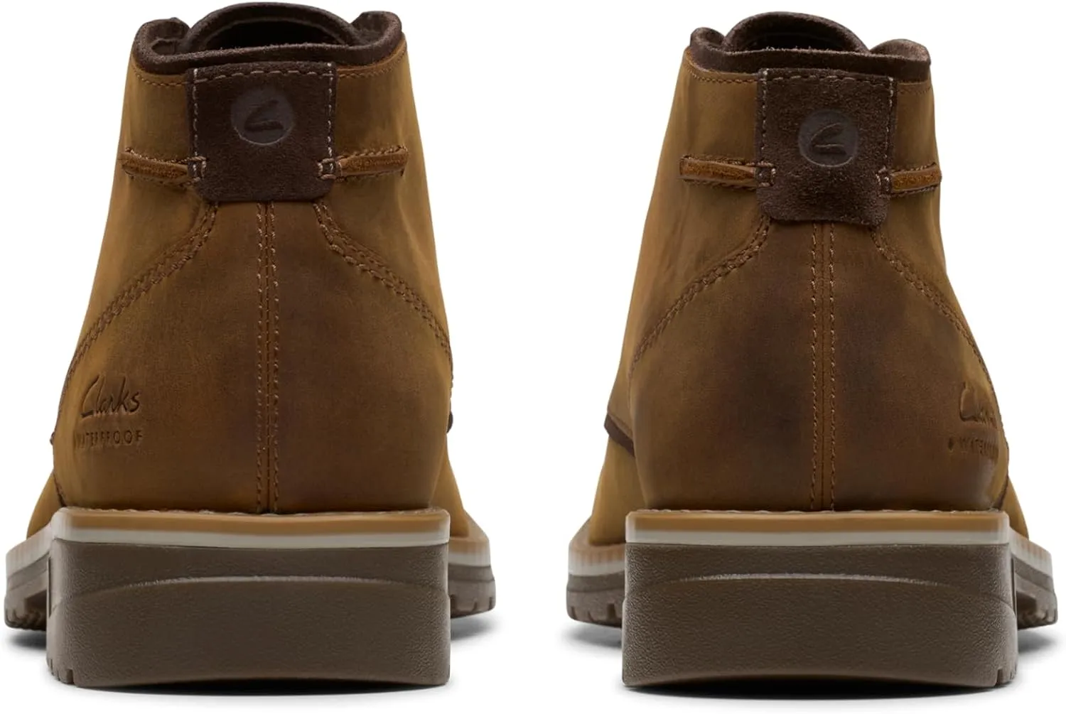 Clarks Mens Morris Peak Leather Outdoor Hiking Boots