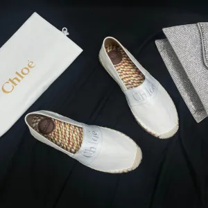 COLORFUL RAFFIA WHITE Large variety Risk-free returns DENIM CHLOÉ AND LOAFER IN WOVEN