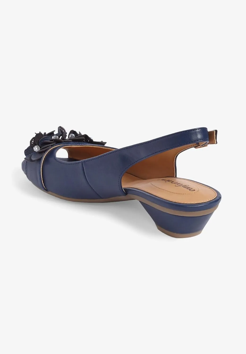 Comfortview Women's Wide Width The Rider Slingback