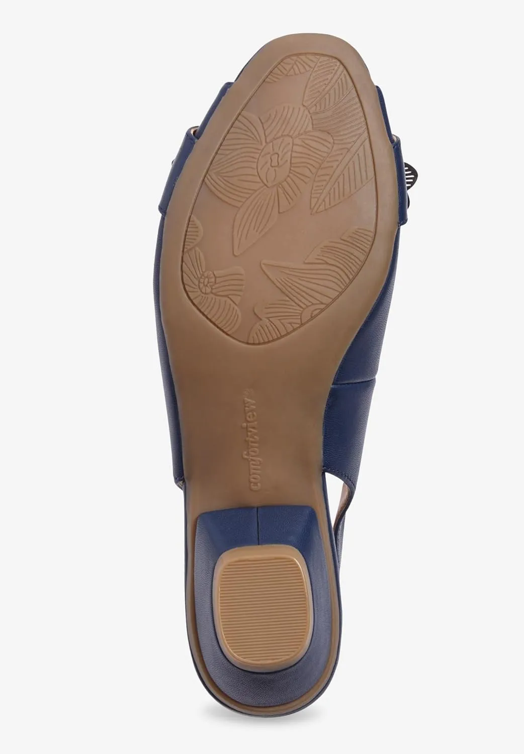 Comfortview Women's Wide Width The Rider Slingback