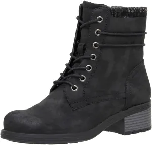 CUSHIONAIRE Women's Rena Lace up boot  Memory Foam