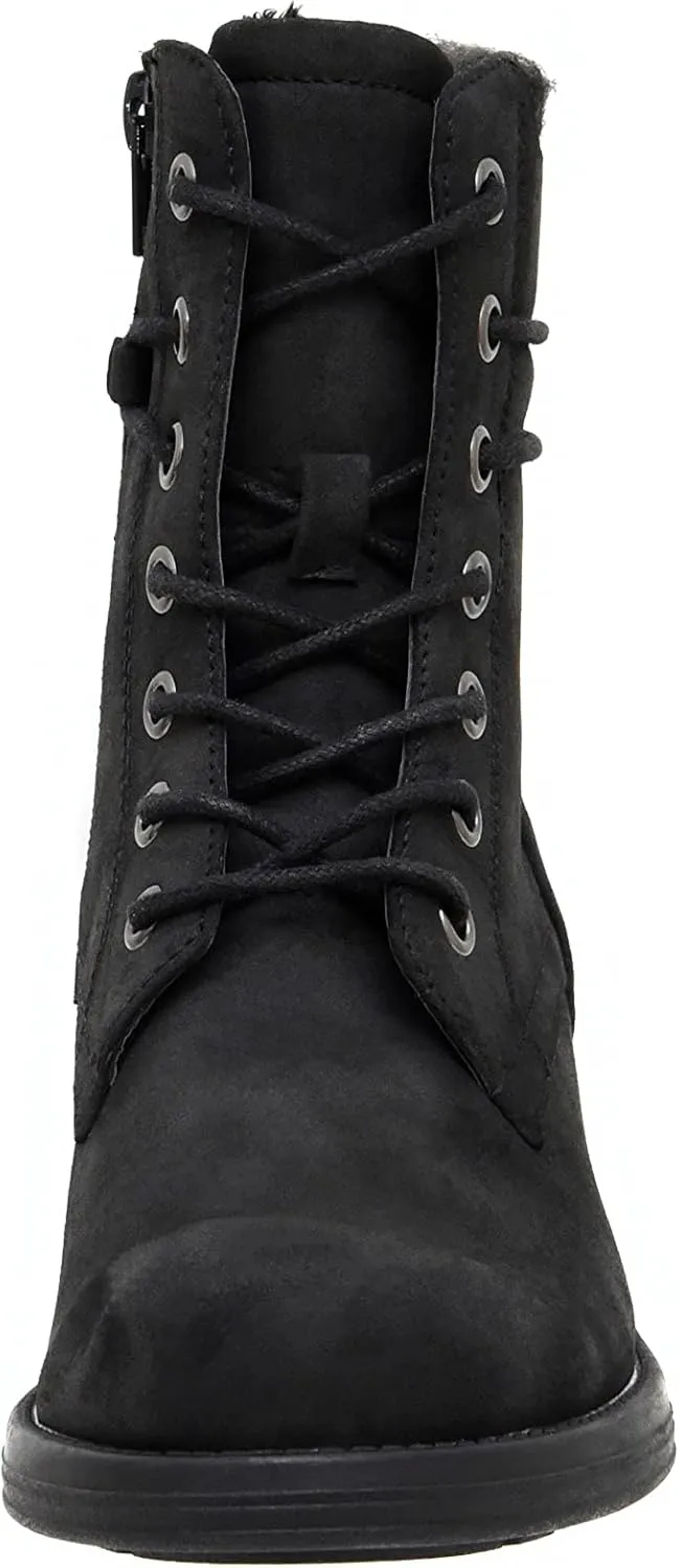 CUSHIONAIRE Women's Rena Lace up boot  Memory Foam