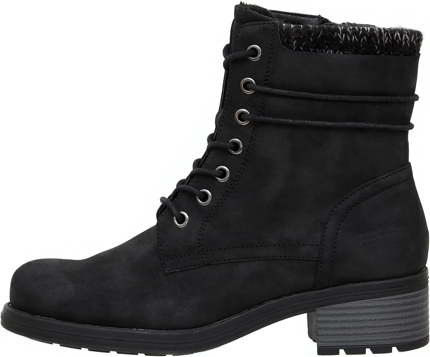 CUSHIONAIRE Women's Rena Lace up boot  Memory Foam