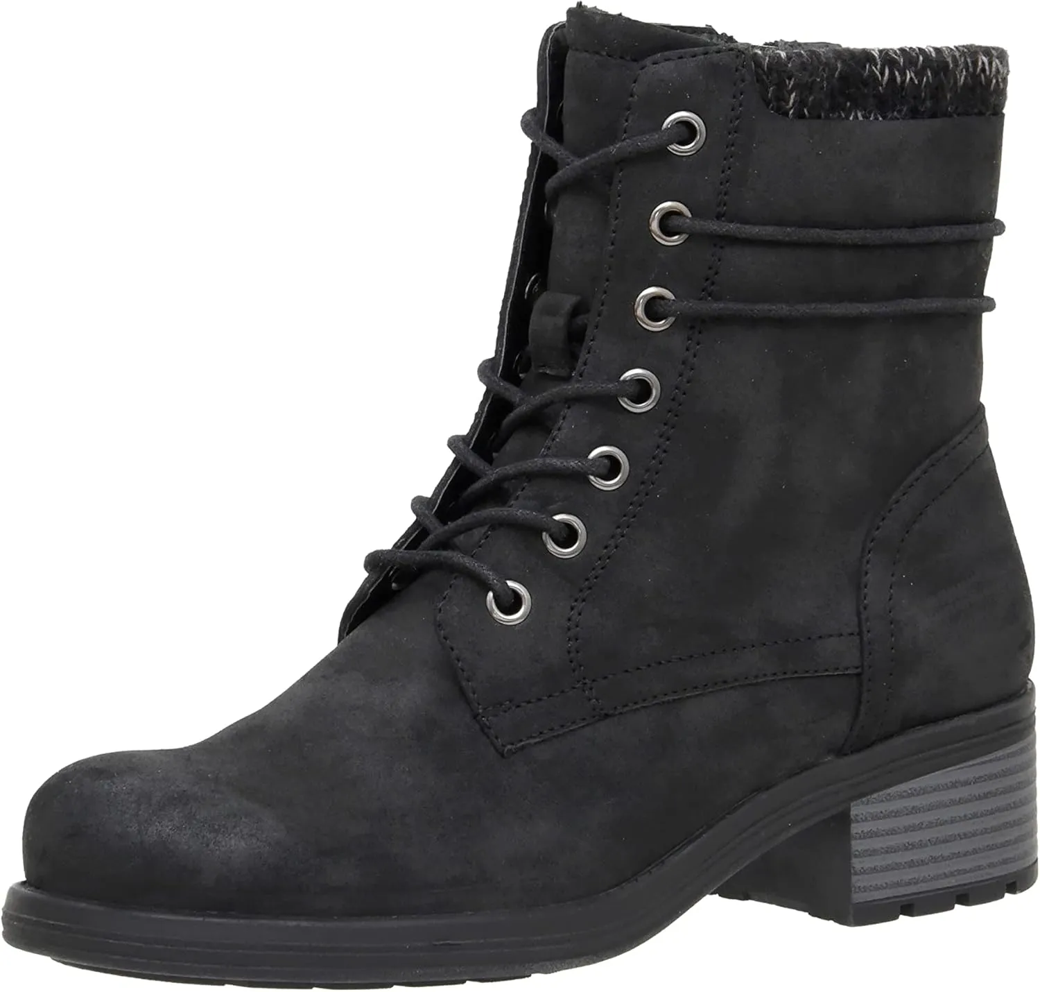 CUSHIONAIRE Women's Rena Lace up boot  Memory Foam