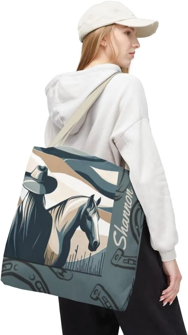 Customizable Tote Bag for Women-Womens Tote Bags for Work-Western Tote Bags for Women-Cowgirl Gift for Her