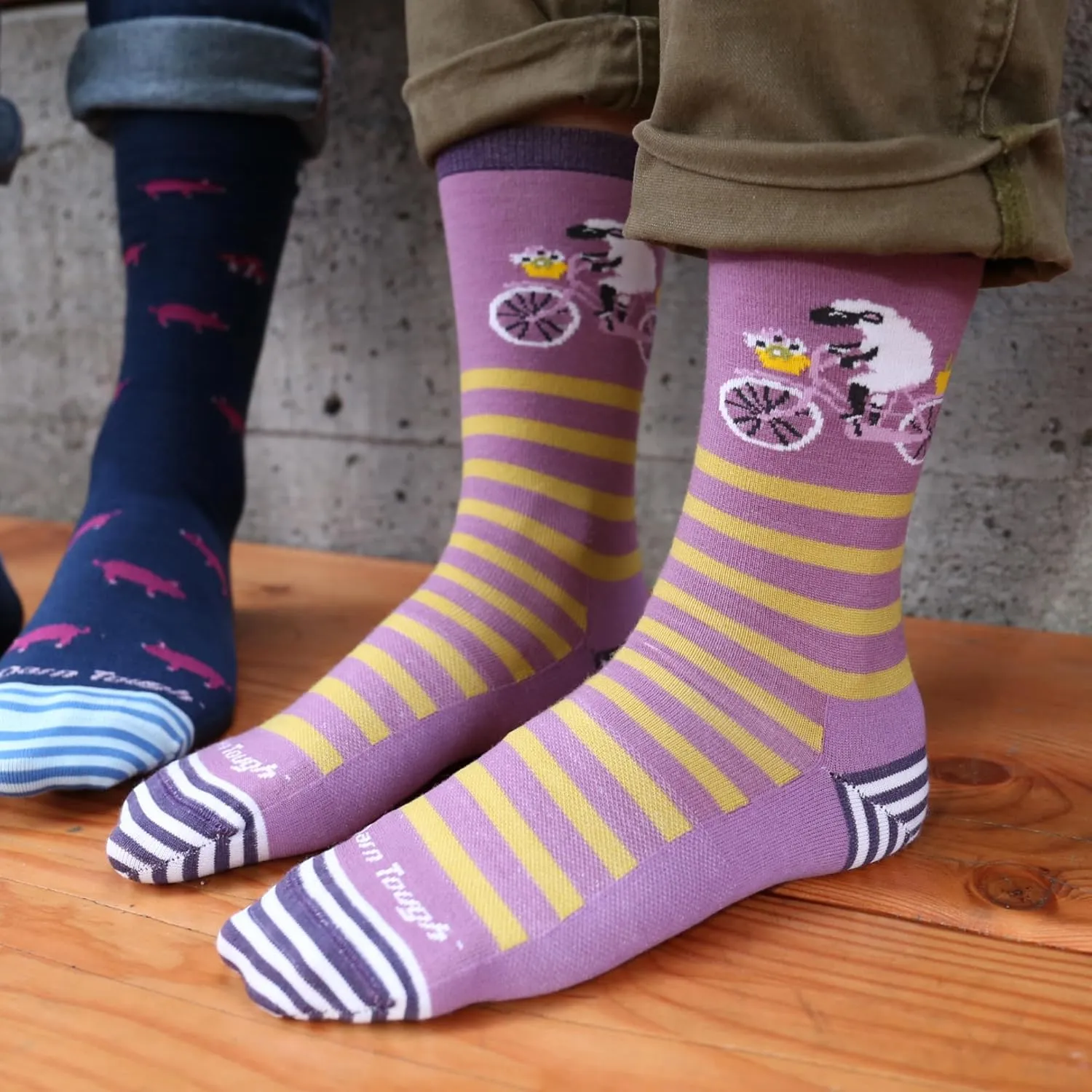 Darn Tough Vermont Animal Haus Crew Lightweight Women's Socks - Soft Merino Wool Socks for Women, Style 6037