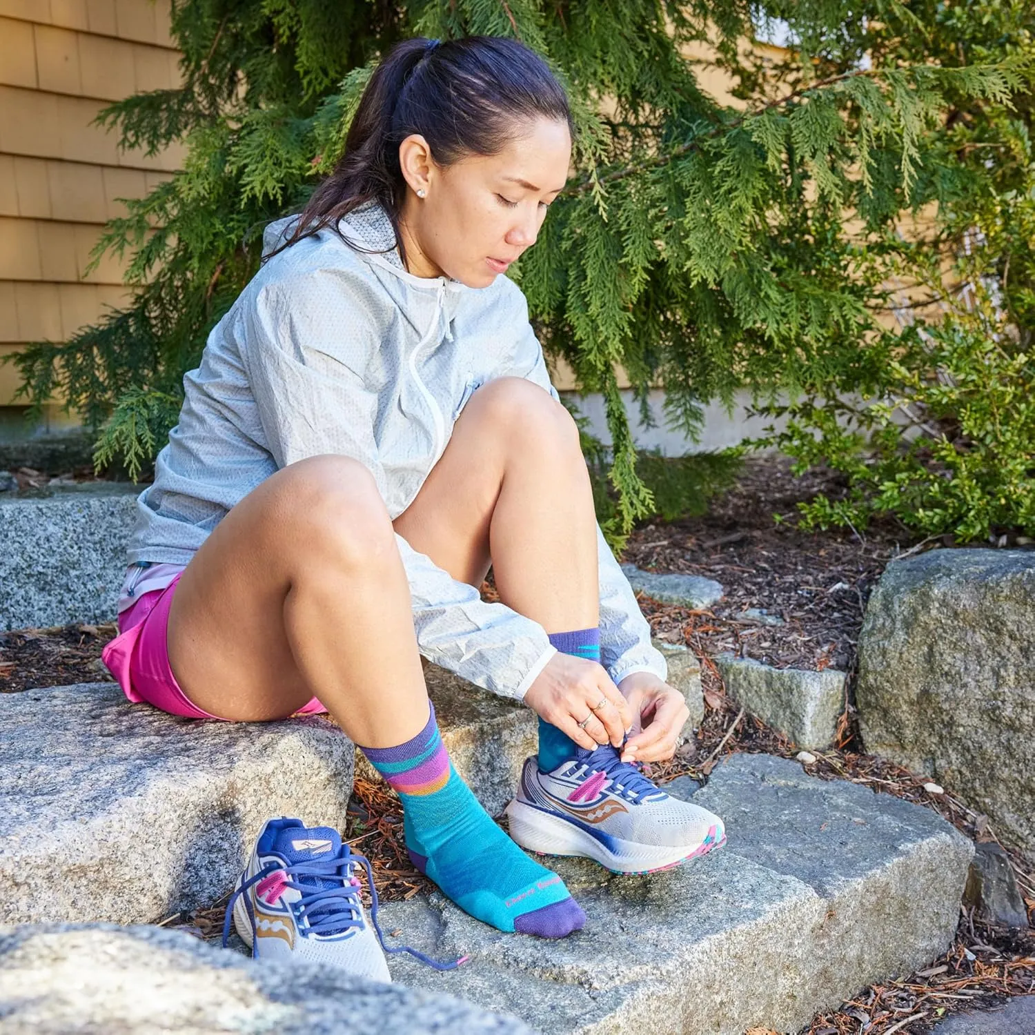 Darn Tough Vermont Mirnavated Micro Crew Socks Women Athletic, Ultra-Lightweight Running Socks for Women, Style 1067