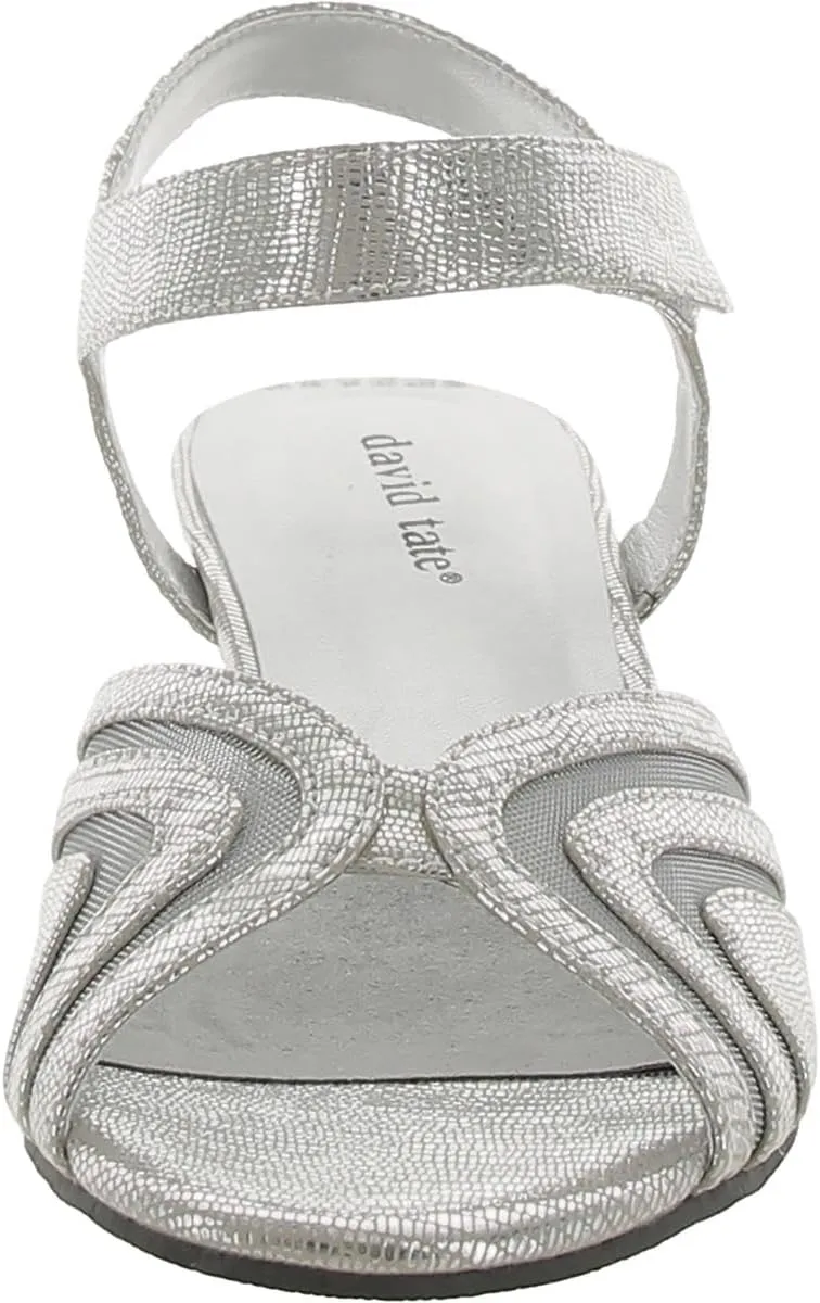 David Tate Womens Admire Peep Toe Dressy Wedge Sandals