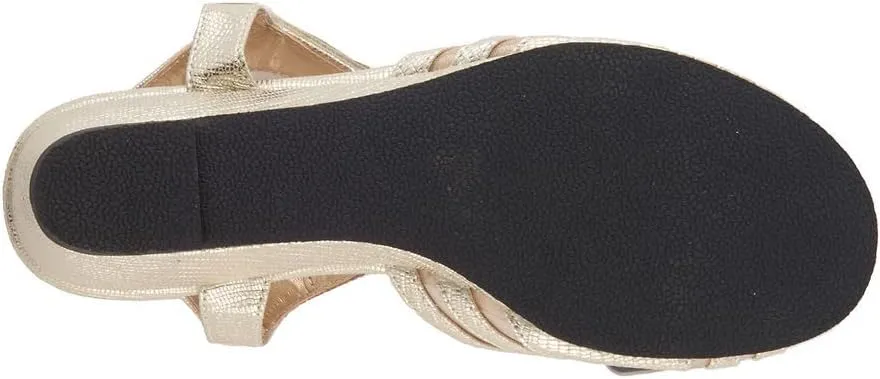 David Tate Womens Admire Peep Toe Dressy Wedge Sandals